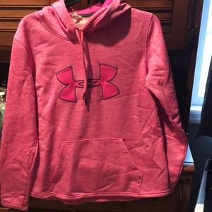 Pink under armor sweatshirt